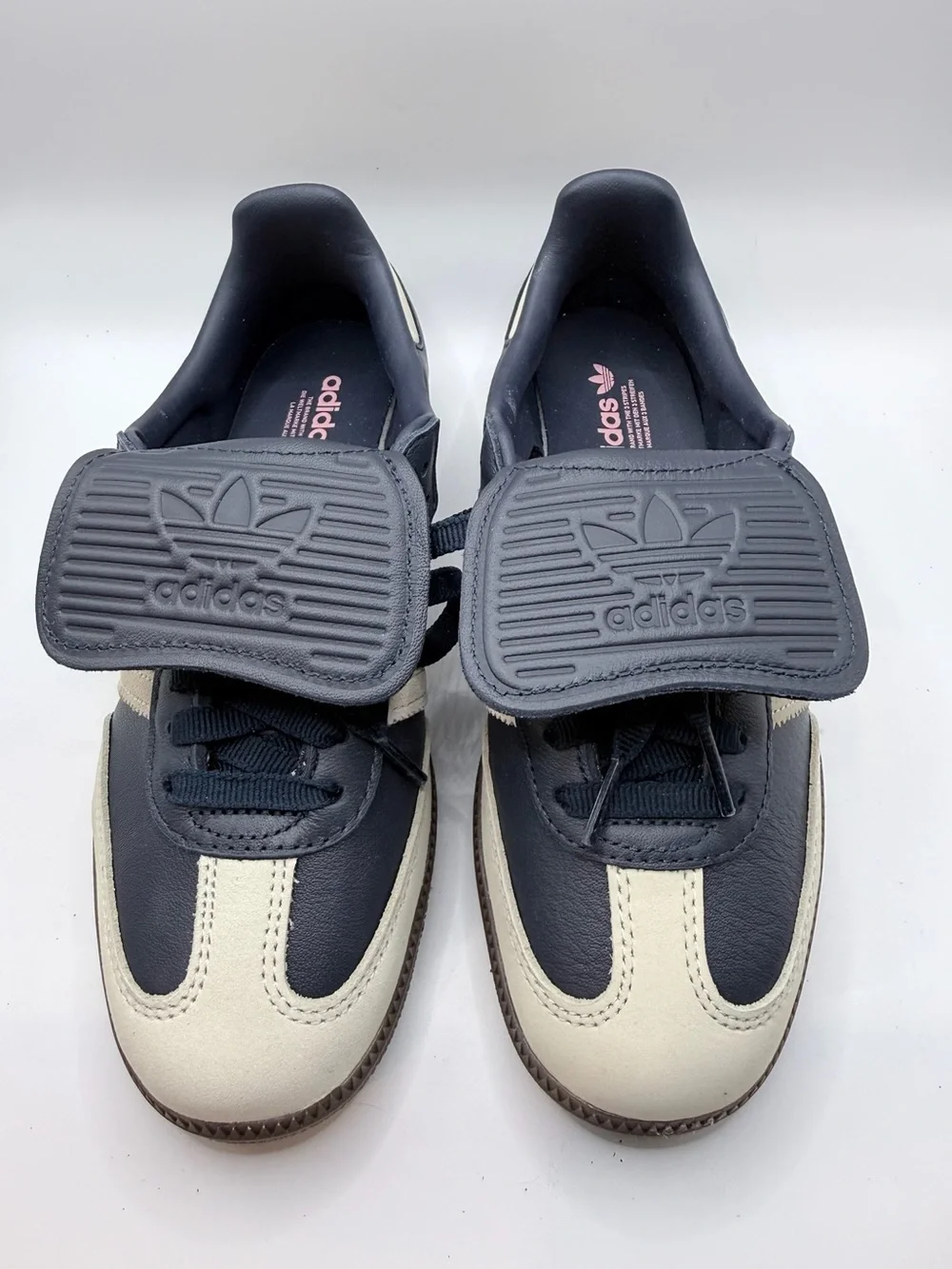 adidas Samba LT Sneakers in Navy, Cream and Brown
